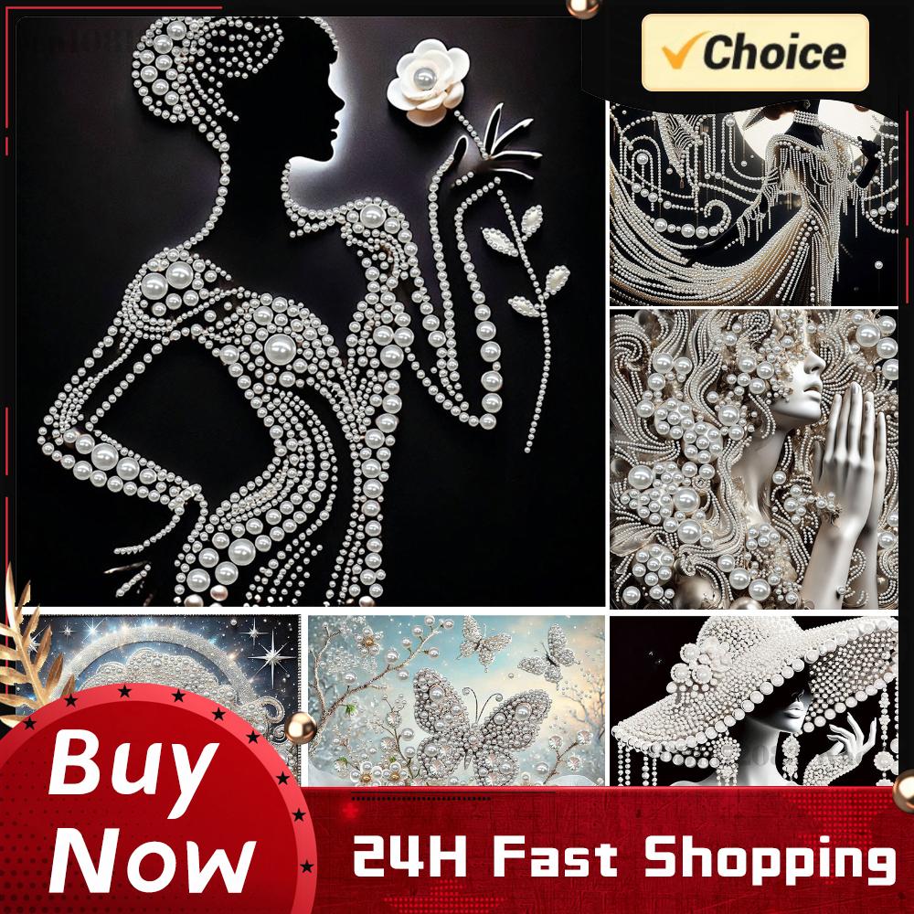 Resin Art For Beginners - DIY Ladies Pearl Diamond Painting Gem