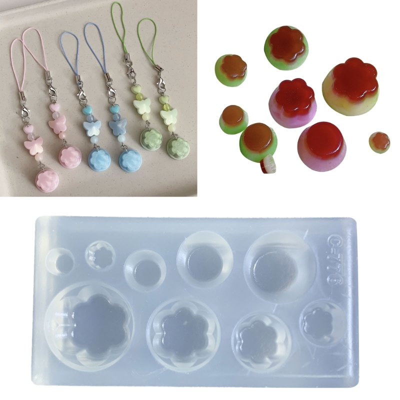 Resin Art Letters - Cute Pudding Shape Silicone Mold for