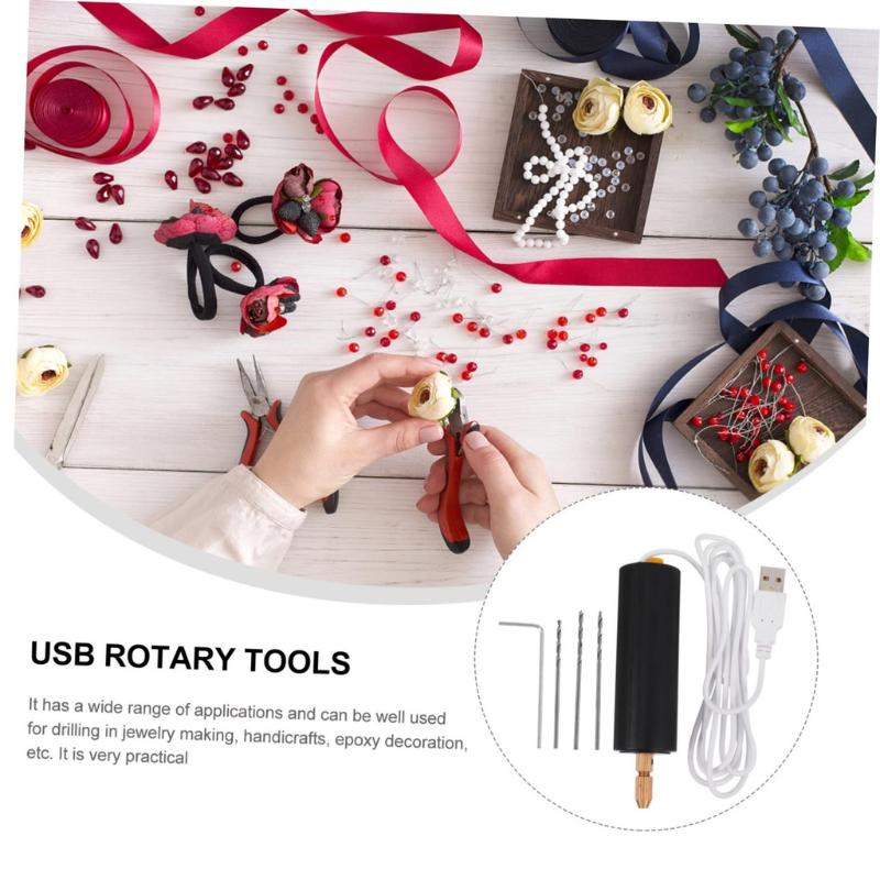 Resin Art Drill Machine - 5V USB Powered Mini Handheld Electric
