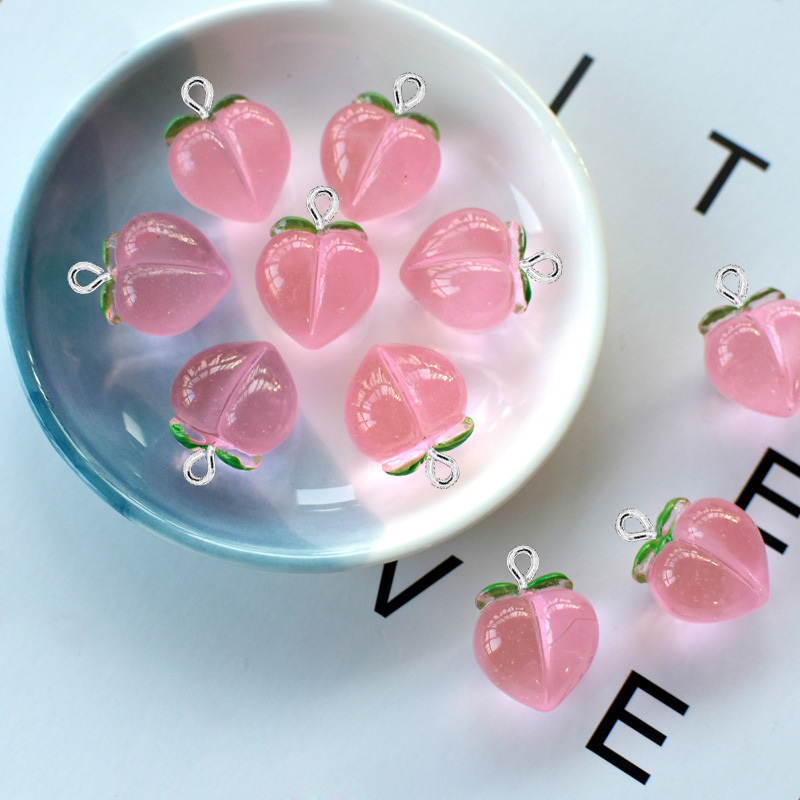 10Pcs New Transparent Peach Fl - Resin Art Materials Kit recension och pris