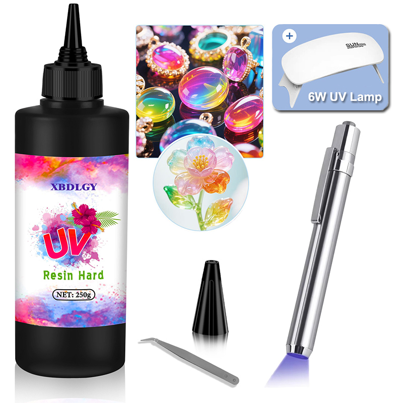 200g/250g/500g UV Resin Hard G - Resin Art Letters recension och pris