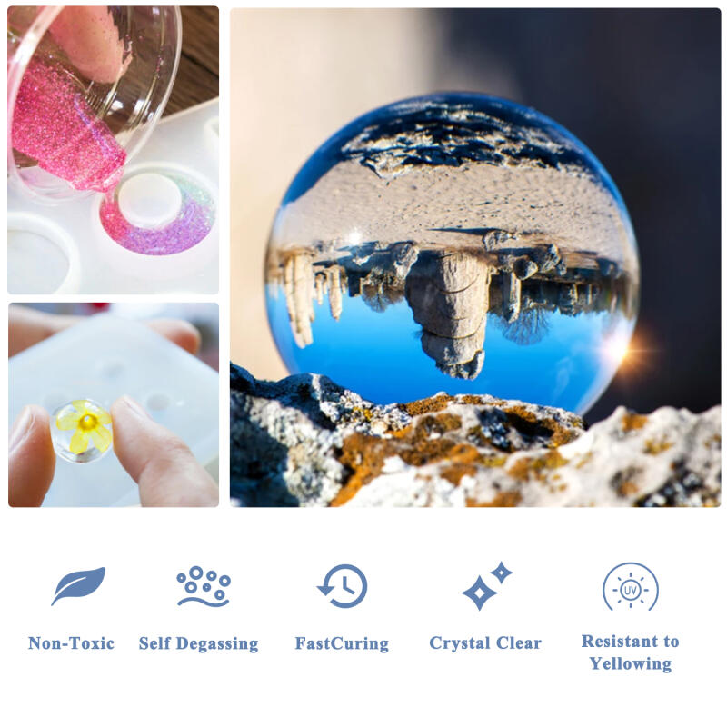 200g/250g/500g UV Resin Hard G - Resin Art Letters recension och pris