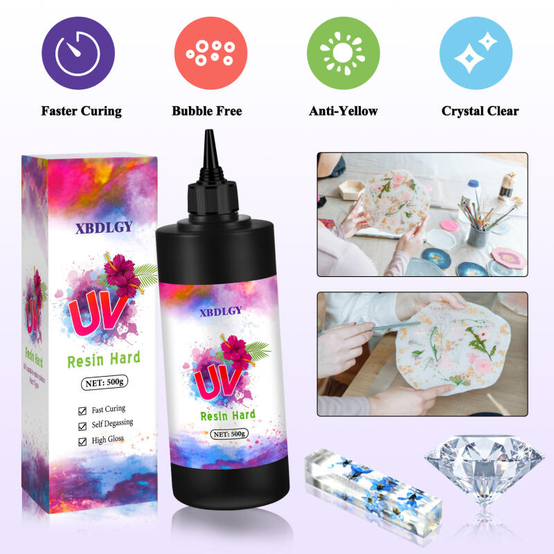 200g/250g/500g UV Resin Hard G - Resin Art Letters recension och pris