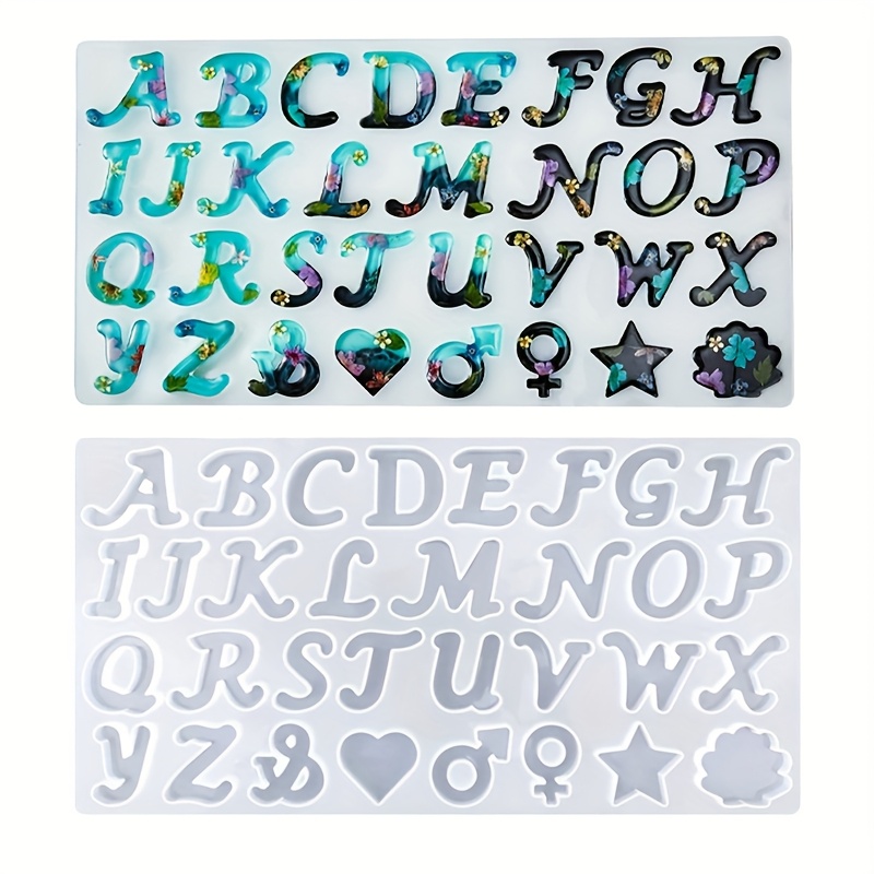 Resin casting mold A style mir - Resin Art Letters recension och pris