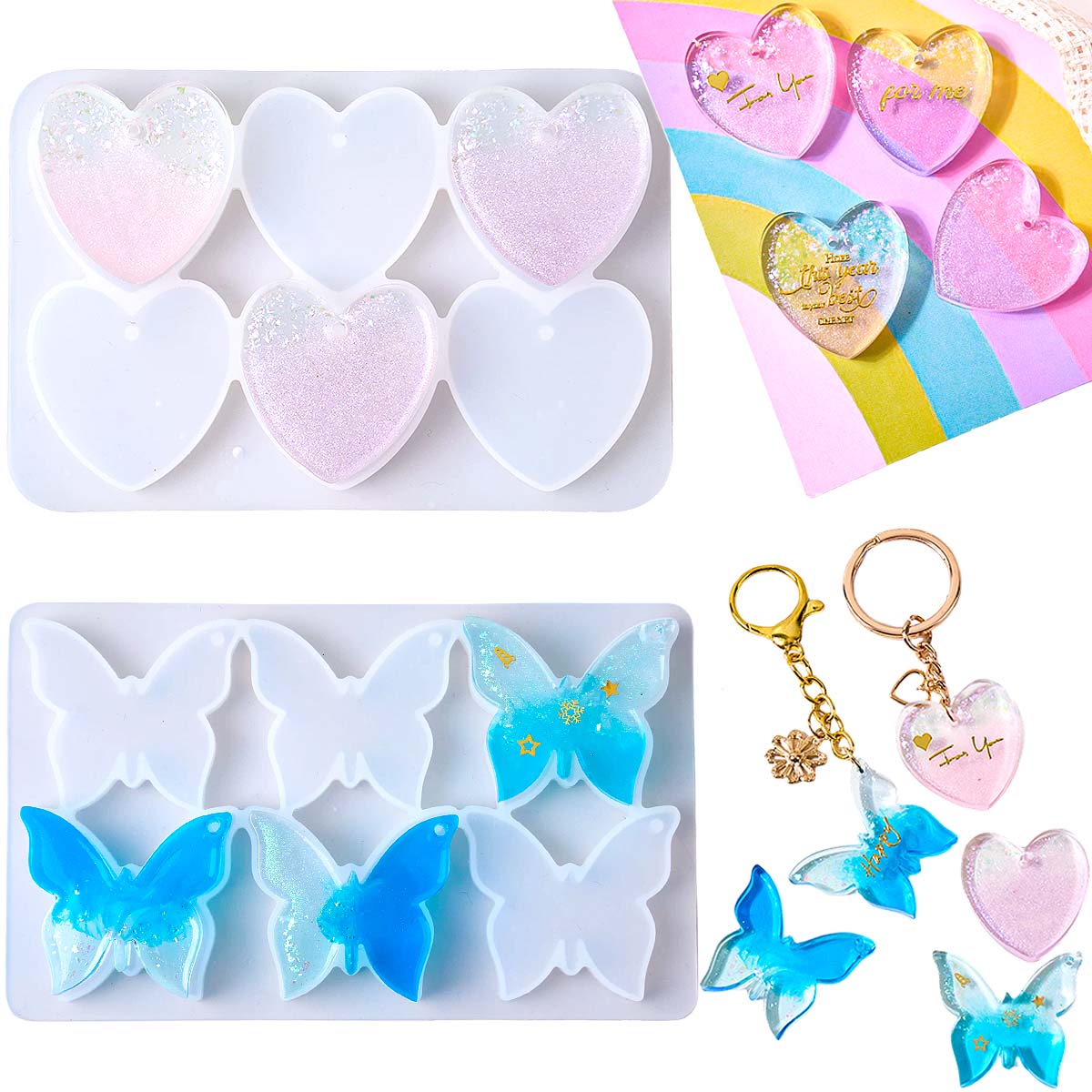 Six-hole with Holes Earring Si - Resin Art Letters recension och pris