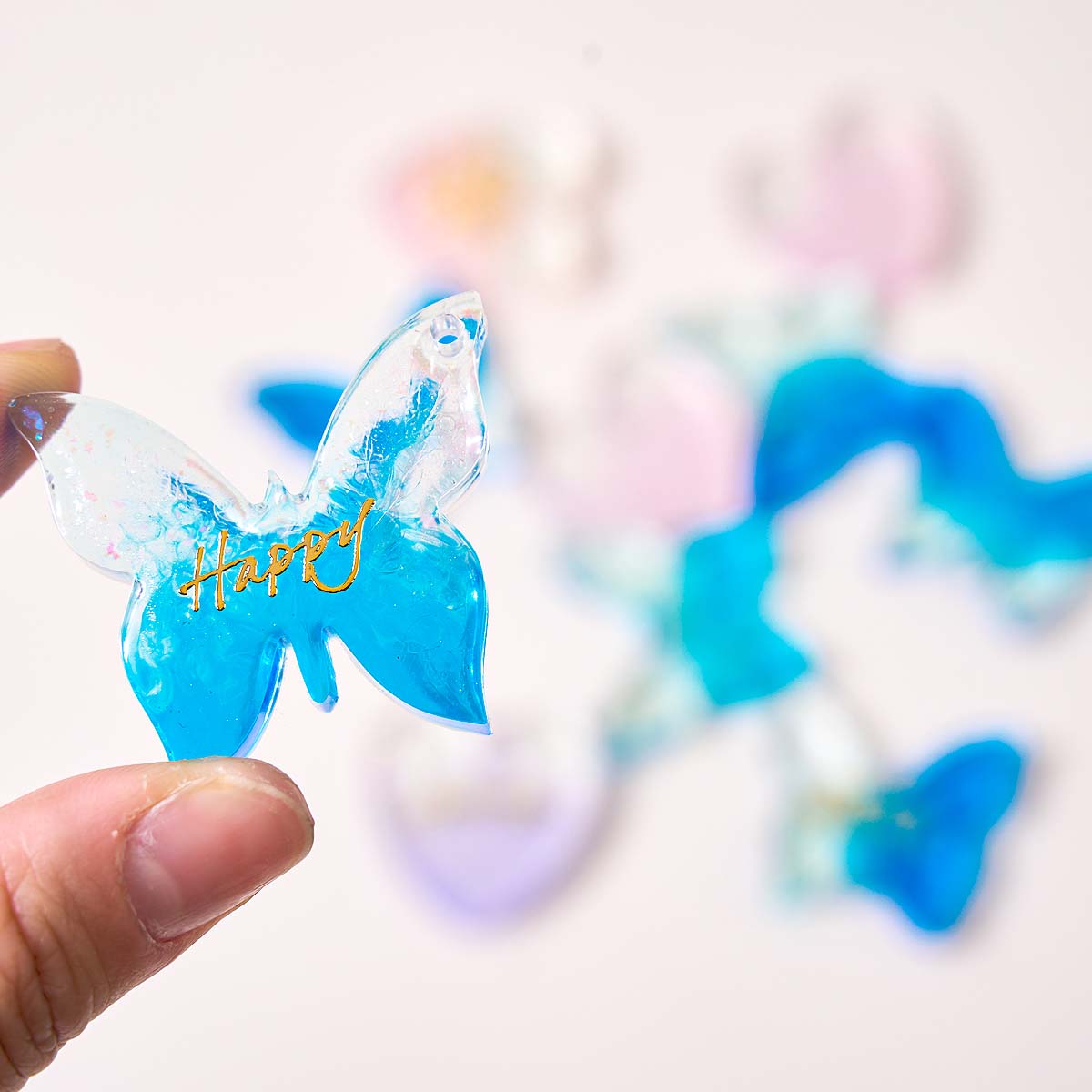 Six-hole with Holes Earring Si - Resin Art Letters recension och pris