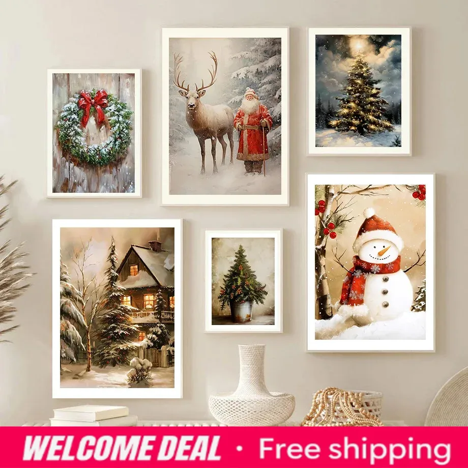 Christmas Decor Gift Christmas - Resin Art Wall Decor recension och pris