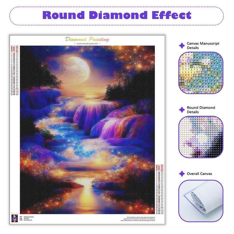Frameless, DIY Diamond Paintin - Resin Art Wall Decor recension och pris
