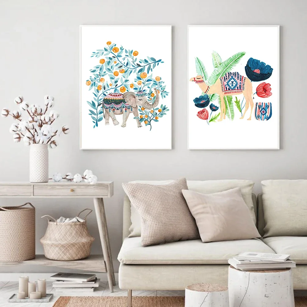 Plant Leaf Cat Camel Elephant  - Resin Art Wall Decor recension och pris