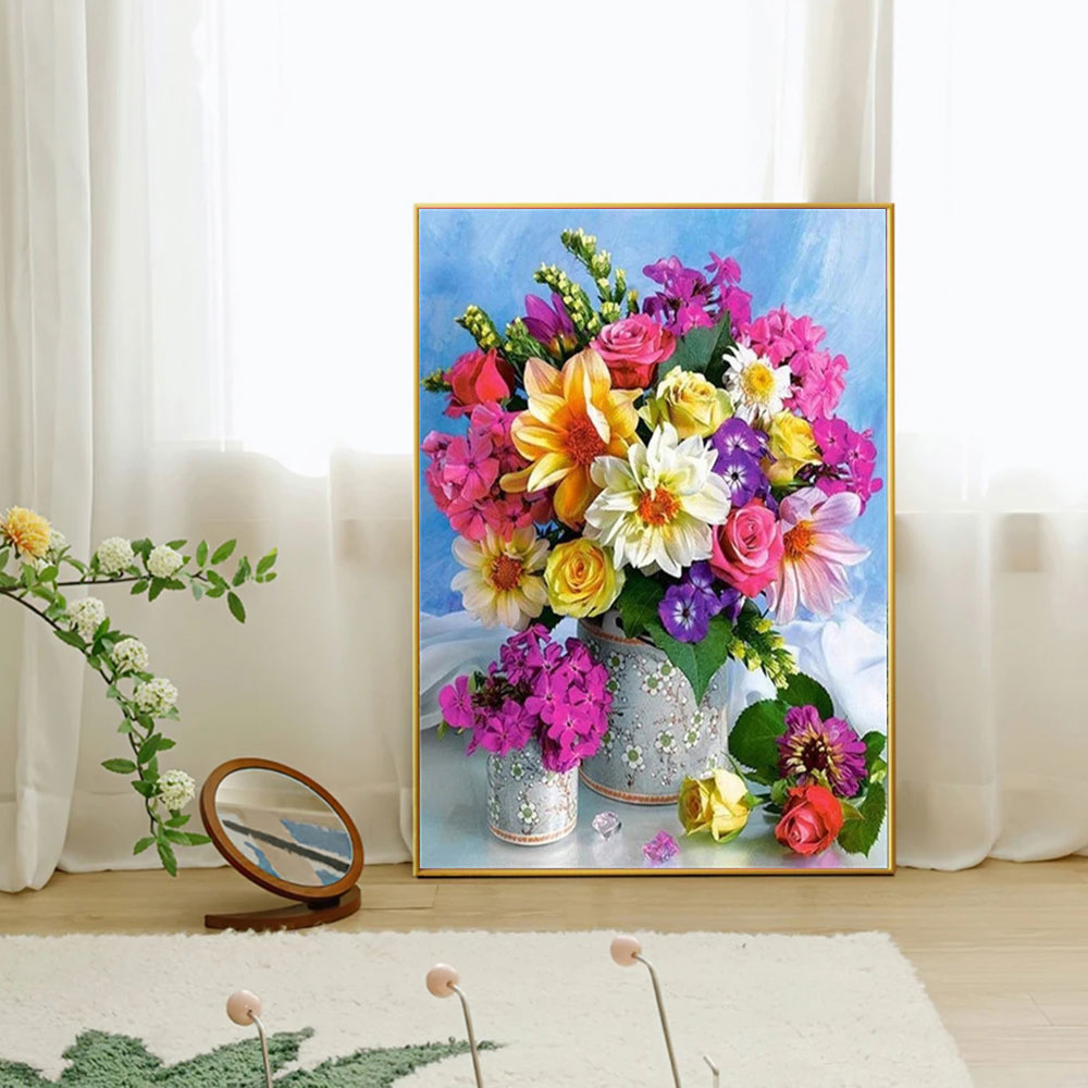 Full Diamond Mosaic Flower 5D  - Resin Art Wall Decor recension och pris