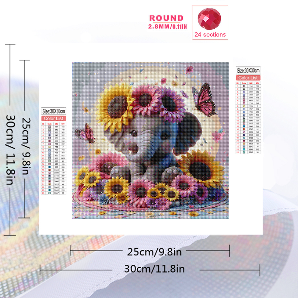 Evershine Elephant Diamond Pai - Resin Art For Beginners recension och pris