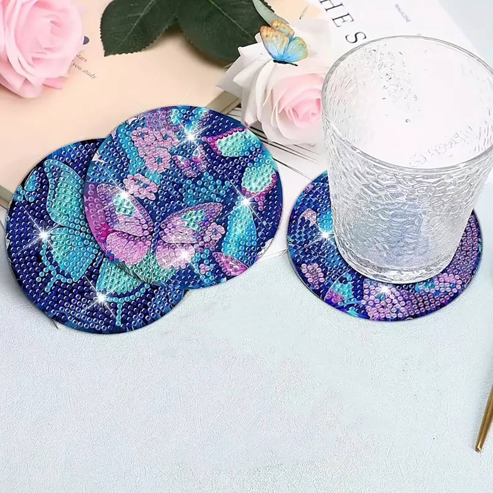 8 Diamond Art Painting Coaster - Resin Art For Beginners recension och pris