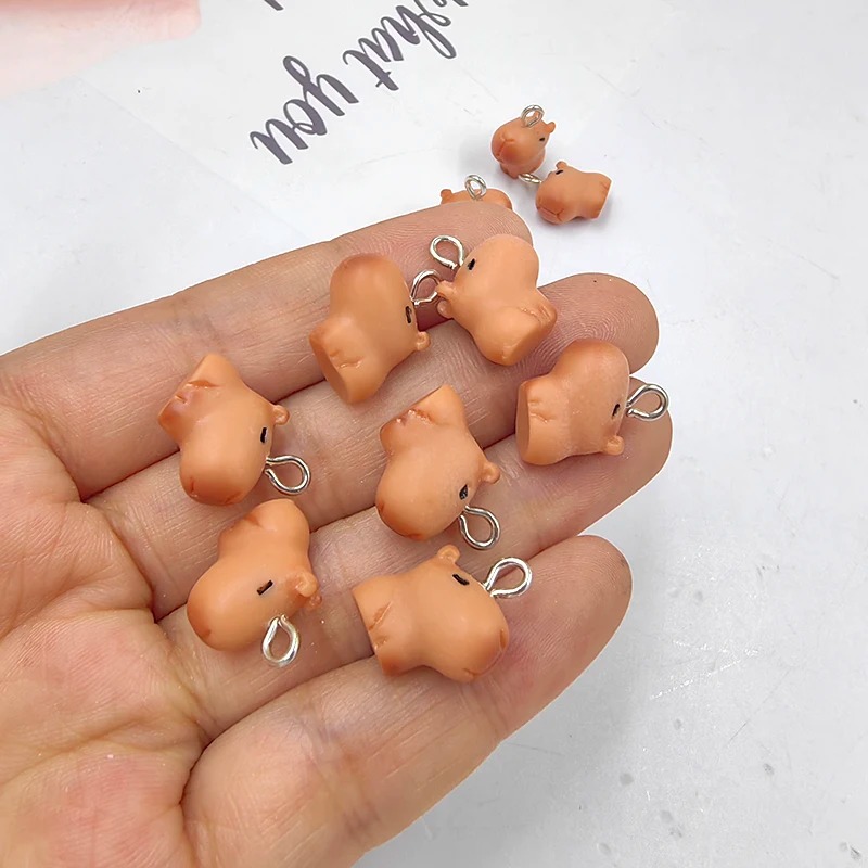 10pcs Cute Small Capybara Char - Resin Art Materials Kit recension och pris