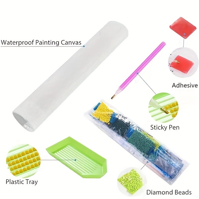 Flower Pattern DIY Diamond Art - Resin Art Wall Decor recension och pris