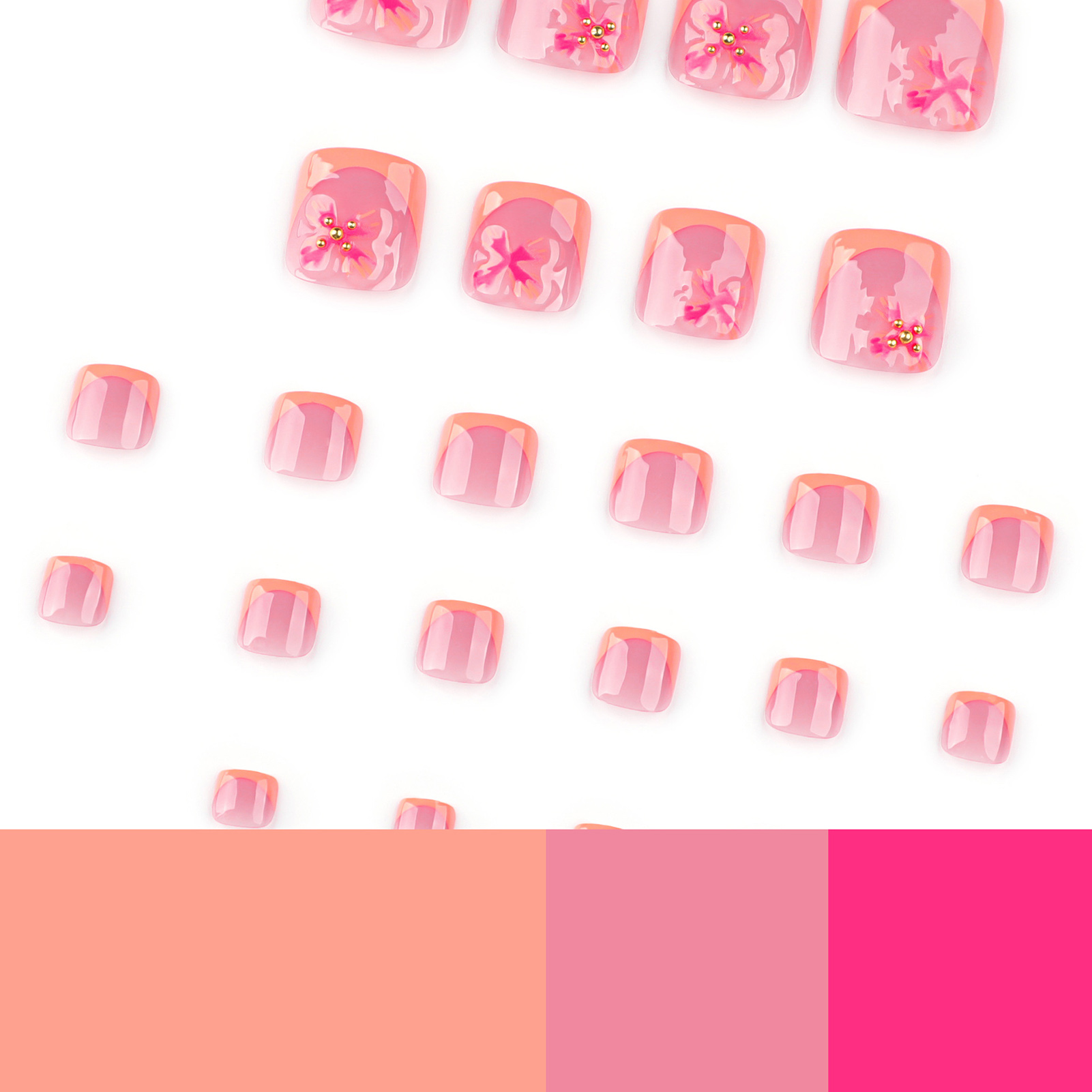 24pcs Charming Flower Pattern  - Resin Art Flower recension och pris