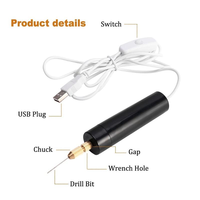 USB Powered Mini Electric Dril - Resin Art Drill Machine recension och pris
