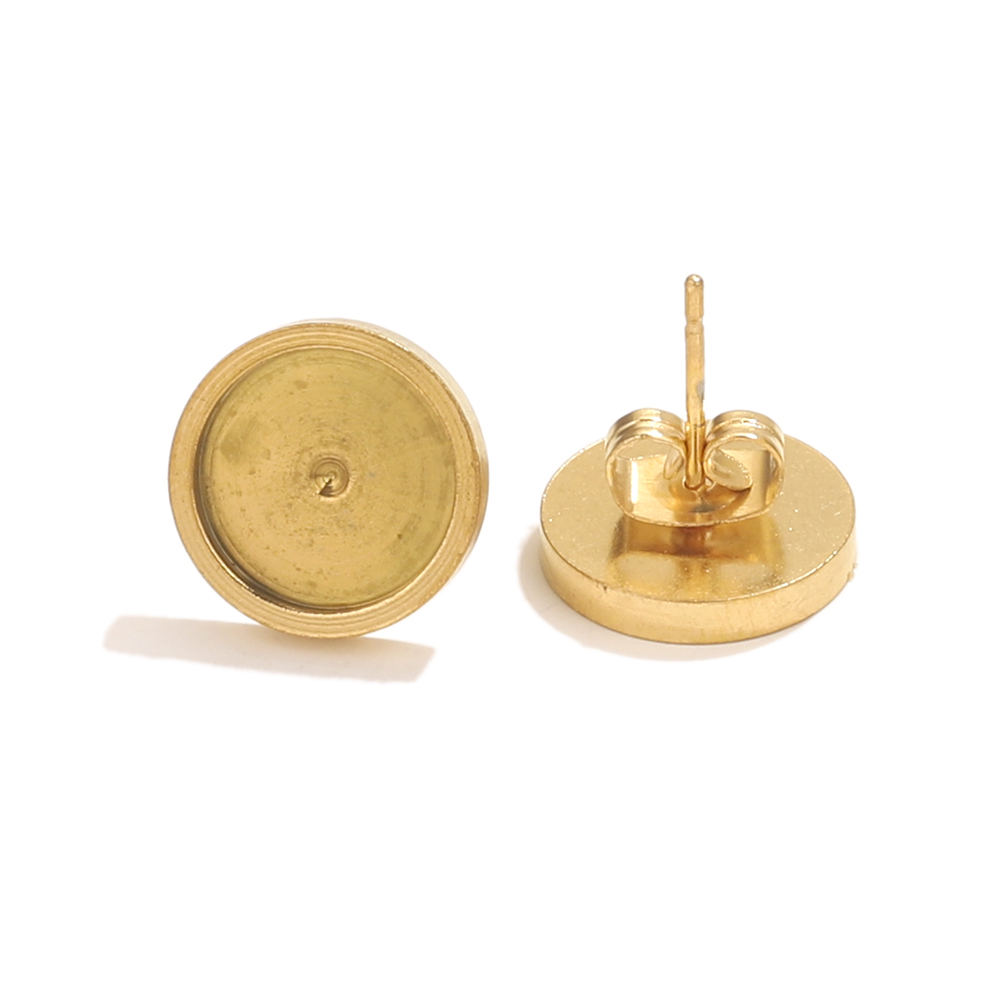 10pcs Stainless Steel Gold Ear - Resin Art Materials Kit recension och pris